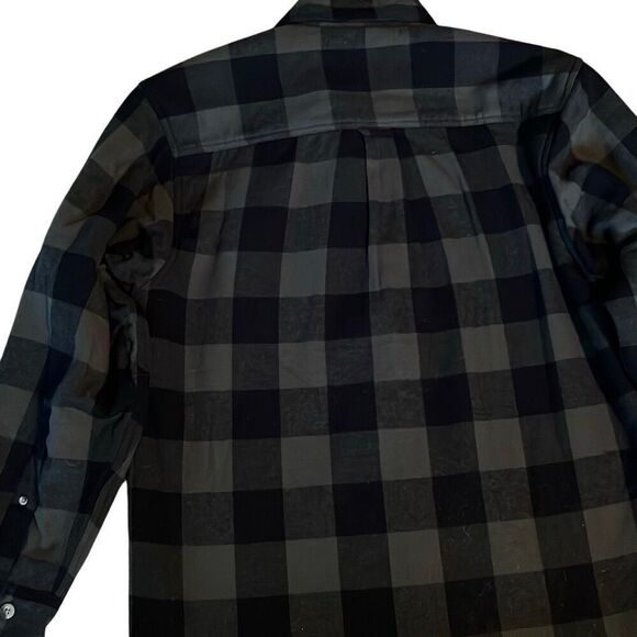 Redhead Men’s Medium Fleece Lined Green & Black Plaid Shirt Jacket - Picture 6 of 9